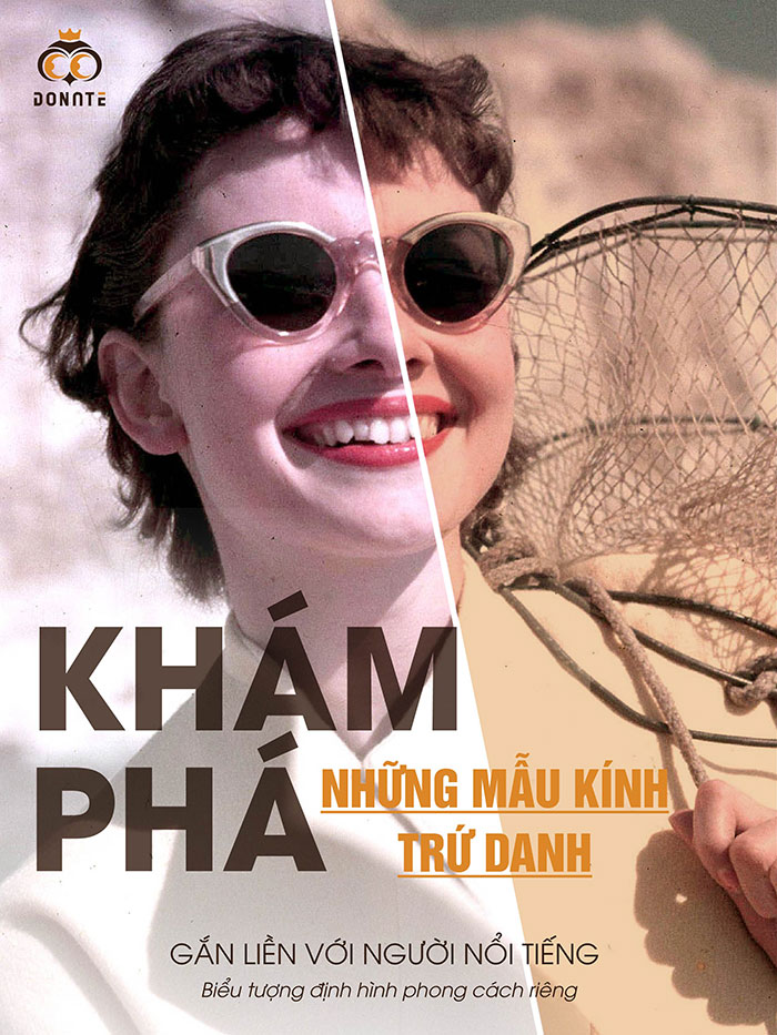 Khám phá những mẫu kính trứ danh gắn liền với người nổi tiếng